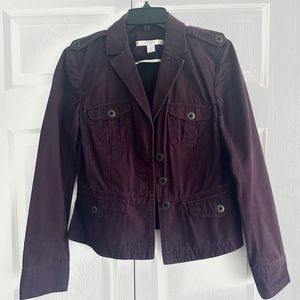Ann Taylor LOFT Purple Jacket